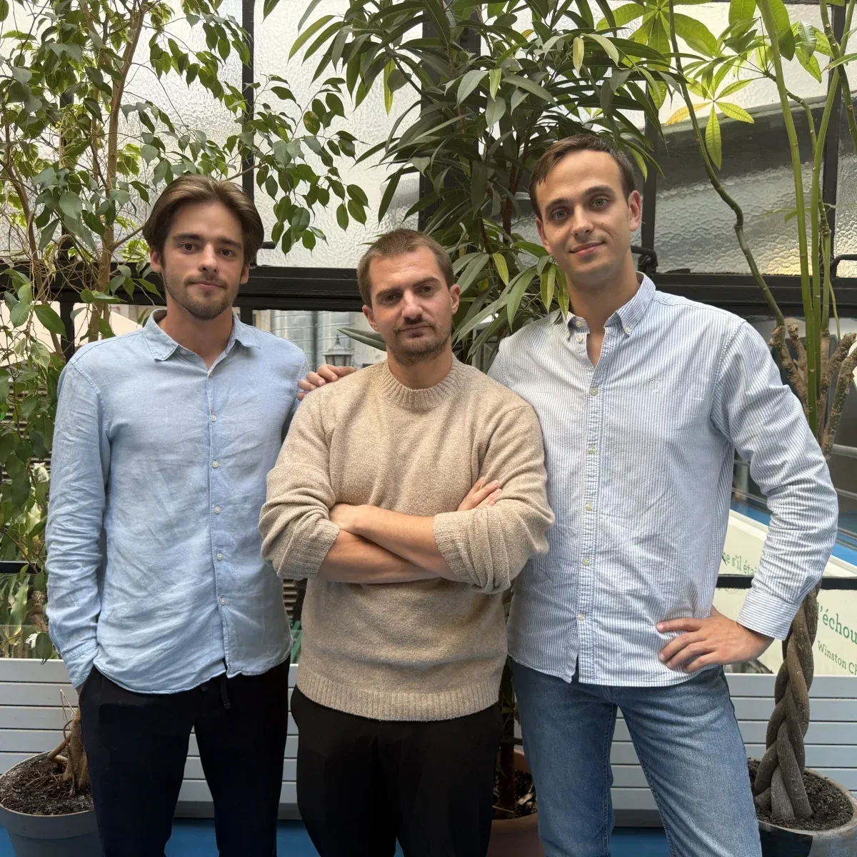 Grégory Prève, Antoine Barranco et Alex Chauvin, les trois cofondateurs de Rivage