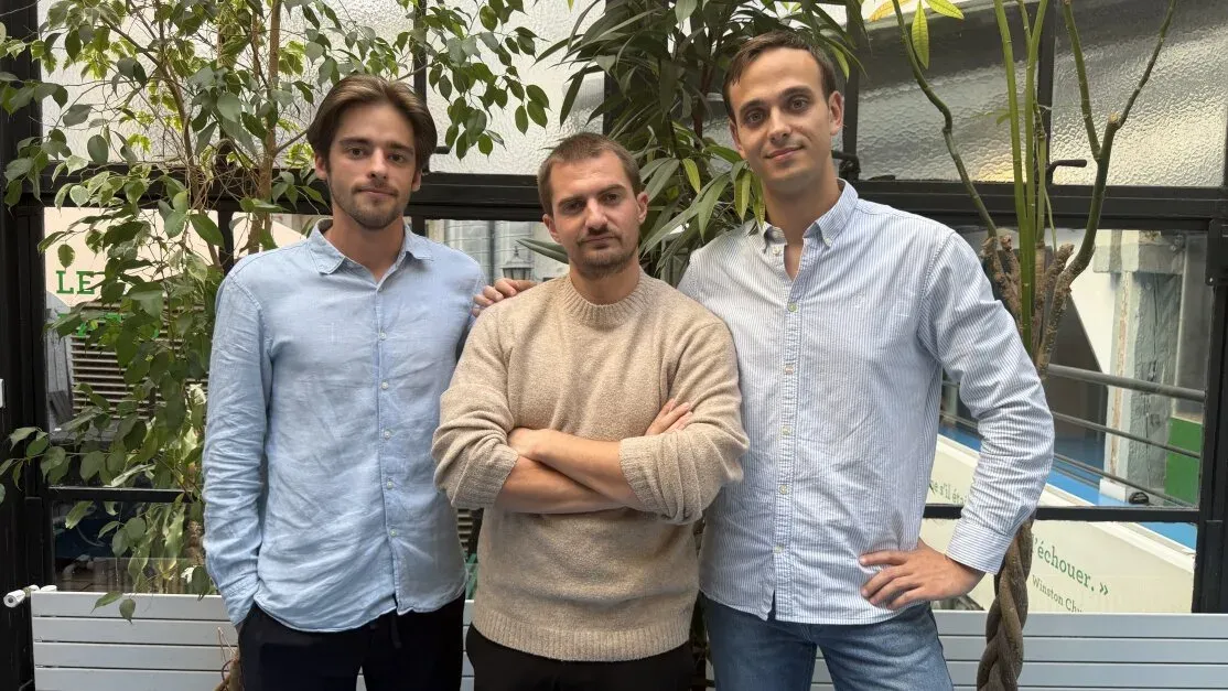 Grégory Prève, Antoine Barranco et Alex Chauvin, cofondateurs de Rivage